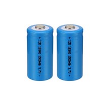 3.7V 리튬 이온 배터리 16340 CR123A LED 손전등 레이저 포인터 예비 1500mah, [01] 2pcs