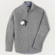 [FOREST CAMP]Lambswool Zip-Up Cardigan 램스울 집업 가디건 ∼4XL[FCSW9403-Medium Grey]
