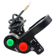 전기 자전거Motorcycle Handlebar Switch Electric Bike Scooter Horn Turn Signals On/Off Button Light, 한개옵션0, 한개옵션1