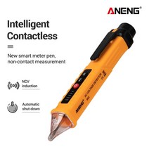 고압검전기 전기 테스터 비접촉 ac 전압 검출기 12v-1000v 스타일 테스터 미터 전압 전압계 전류 전기 센서, 02