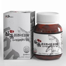 일품 콘드로이친 1200mg 저분자 상어연골 분말 91% 고함량, 60정, 5개