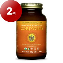 HealthForce Superfoods 헬스포스 슈퍼푸드 인터그리티 익스트랙츠 코디셉스 머시룸 파우더 2.11oz, 2팩