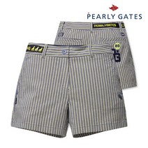 파리게이츠 골프 pearlygatesgolf여성 투톤 스트라이프 로고 숏팬츠 P52192PS372_NA, 2[30], NA