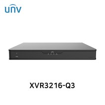 유니뷰 XVR3216-Q3 16채널 올인원 DVR 녹화기 최대 8MP 지원 AHD/TVI/CVI/SD, DVR용 6TB, 1개