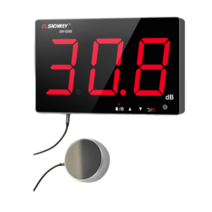 공사장 소음 측정기 LED 화면 전광판 소음계 실시간, 525G(온라인 저장 가능)+8m 케이블