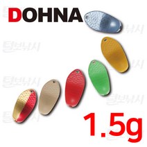 편집샵 털보낚시 털보낚시 도나 Area 컬러 1.5g 스푼., -, LK-2