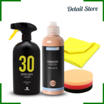 디테일링프로 탈지제 500ml 자동차 왁스 오프 코팅 전처리 유분 기름때 제거제 + 패드, 구성2 : 구성1+자동차왁스500ml+타월