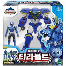 (토이트론) 미니특공대 슈퍼공룡파워 합체아머봇 티라볼트 티라노사우루스 티라노로봇 공룡로봇