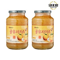 베스트온 (무배 / 원플러스원) 담터 꿀유자차A 1kg 사무실 어린이 아이 간식 과자 업소용 대용량, 본상품선택