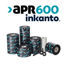 APR600 35mmx600M 1롤 알모르 잉칸토 ARMOR inkanto 니어엣지왁스레진리본 도시바고속프린터 바코드리본