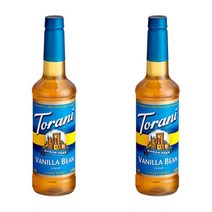 Torani 토라니 무설탕 바닐라빈 시럽 750Ml 2개