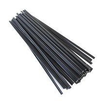 50pcs 25cm 플라스틱 PP 용접 막대 자동차 범퍼 수리 플라스틱 전극 용접기 스틱 키트 손 뜨거운 공기 도구, 하나, 검은 색