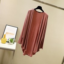 fulibs신상핫 봄 여름 한국 스타일 캐주얼 긴팔 탑 여성 라운드 넥 느슨한 중형 대형 카디건 캐주얼 겉옷 방풍 옷