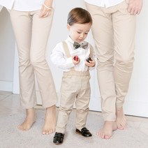 클래식샤인치노팬츠(be) 패밀리룩 가족 커플 바지