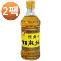 Hengshi 저온 압착 볶은 아마유 아마기름 300g, 2팩