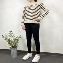 베이직 감성 단가라 입술넥 니트티