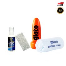 소프트99 글라코 G-4X 플러스 유리 발수코팅 45km 75ml+EXQ 유리 유막제거제 100ml SN9090