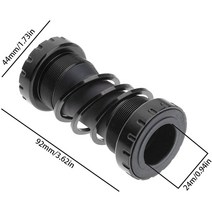 MTB 자전거 밑면 브래킷 세트 밀폐형 베어링 나사 68 73mm BSA68 BB91 쉘 24mm 스플라인 축 산악