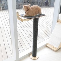 모넬로 윈도우 캣워커 캣폴 고양이 캣타워 GO20106, 챠콜_85cm_20106, 상세설명 참조