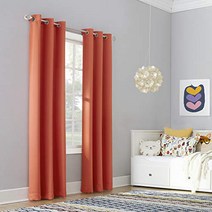 Sun Zero Riley Kids Bedroom Blackout Grommet Curtain Panel 40