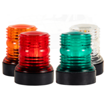 정박등 조명 라이트 선박 경고등 야간 선미용 위치, LED 신호등 빨간색 1m 와이어 항상 켜짐