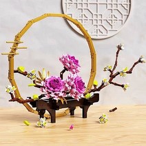 (국내당일발송) 레고 꽃다발 플라워부케 장미꽃다발 호접란 극락조화 해바라기 자목련 트리하우스 마카롱4색 중국레고 호환블럭