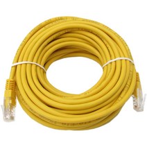 NETmate 넷메이트 NMC-U530Y CAT5E UTP 다이렉트 랜케이블 옐로우 30m 랜/광통신 장비-랜케이블/랜장비, 선택없음, 선택없음