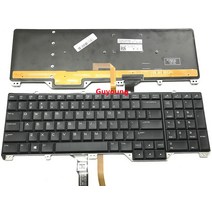 미국 레이아웃 키보드 Dell Alienware 17 R1 R2 R3 백라이트 포함, 한개옵션0