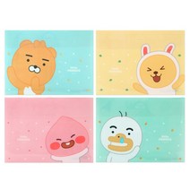 카카오 리틀프렌즈 봉투화일 어피치, 3개