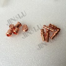 Trafimet oem a81 공기 플라즈마 절단 토치 소모품 50amp PD0105-10 1.0mm 팁 및 pr0109 전극-긴 수명 20 p, 한개옵션0