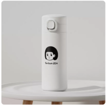 킹콩 ZOWUKI 보온보냉 이니셜가능 원터치 텀블러, 360ml, 모젤2