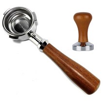 Breville 870878880 필터 54MM 필터 커피 탬퍼 에스프레소 커피 액세서리 용 커피 하단없는 포터 필터, 54mm-e