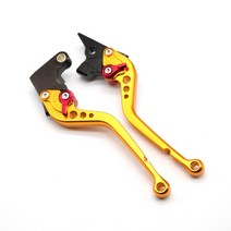 짧은/긴 브레이크 클러치 레버 스즈키 AN 650 Burgman 2003-2019 오토바이 액세서리, 04 Long gold