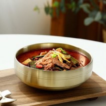 고급 이중 국밥그릇 티타늄 한정식 탕기, 1호(15.7cm), 1개
