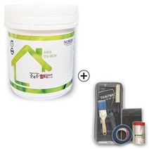 노루페인트 친환경 수성페인트 순앤수 멀티 0.9L 계란광 풀세트, 노던미스