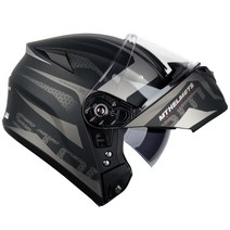 MT STORM 스톰 시스템 풀페이스 오토바이 헬멧 바이크, 무광블랙그레이