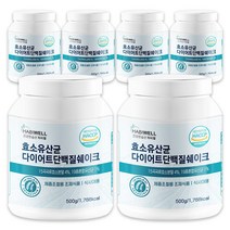 하비웰 효소 유산균 단백질 다이어트 쉐이크 체중조절용 조제식품 식약처인증, 500g, 6통
