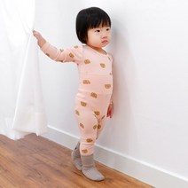 40수 30수 패턴 9부 아기 봄 가을 겨울 배앓이방지 실내복 파자마 신생아 유아동 내의 내복