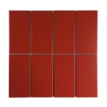 이레타일 모자이크타일 무광 타일 줄눈 바닥 벽 현관 욕실 주방 G68-RED