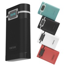 파워뱅크 자작배터리 캠핑용배터리 안티-리버스 휴대용 전원 은행 상자 4x18650 DIY 디스플레이 배터리 충, 04 R