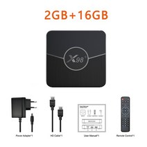 안드로이드 tv박스 ott 셋톱 박스 2022 new x98 plus tv box android11 ​​amlogic s905w2 av1 2.4gamp 5.8g dual tv, 나는 플러그, 2g 16g 일반 리모콘