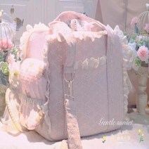 대형견 유모차 개모차 웨건 애완 동물 품목용 가을 겨울 개 고양이 강아지 따뜻한 휴대용 소형견 배낭용 액세서리, 3.분홍색 - S