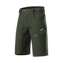 MCFK 2006 DH AM 산악 자전거 전문 승마 통기성 땀 5 포인트 반바지 사이클링 캐주얼 MTB 반바지 여름, 아미 그린, 유로 사이즈 XXL