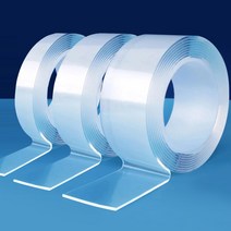 퓨어클린 초강력 투명 양면테이프 다목적 접착 방수테이프 / 차량용 가정용 사무용 학교 건설현장 보수 인테리어 실리콘 강력테이프, 방수단면 508번