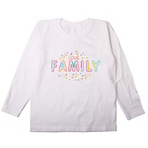 [BF-212] 빈스패밀리 동글동글 러브 가족티 긴팔 가족티셔츠 패밀리룩