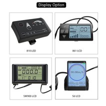 Ebike 부품 키트 컨트롤러 디스플레이 스로틀 PAS 1T4 케이블 250W 모터 전기 자전거 방수 플러그 36V 48, 08 48V SW900LCD 20A, 03 Half twist throttle