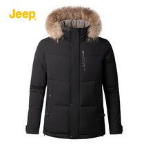 JEEP 지프 후드티 겨울 남성 후드 두꺼운 따뜻한 다운 재킷 아이더 패딩 숏패딩 남자 털 아이더남자롱패딩