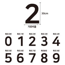큰 숫자 스티커 대형 번호 유니폼 티셔츠 의류 열전사지, 흰색, 특대-5