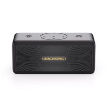 BOGASING M5 Bluetooth 스피커 휴대용 무선 스피커 360도 사운드 40 W출력 대음량 중저음 DSP 기술 탑재 IPX7 방수 방진 내충격 아웃도어