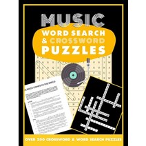 (영문도서) Music Word Search and Crossword Puzzles Paperback, Thunder Bay Press, English, 9781645179160